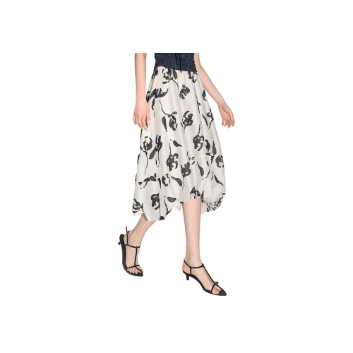 Bethine Повседневный Длинный Юбка Женская Тушевая Рисовка