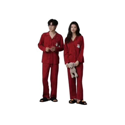 GUANQU Пижамный комплект унисекс 2 штуки