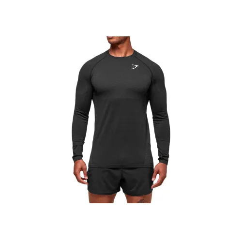 GYMSHARK Черные Мужские T-рубашки