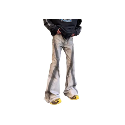 MORii Серые Унисекс Джинсы