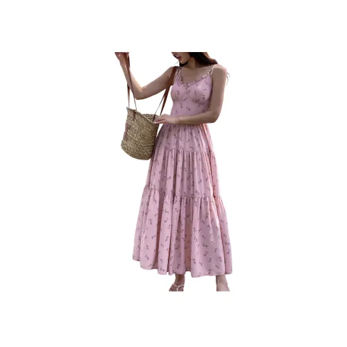 NANING9 Slip Платье Женское Розовое