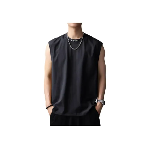 GUISE Летний топ без рукавов свободный крой унисекс