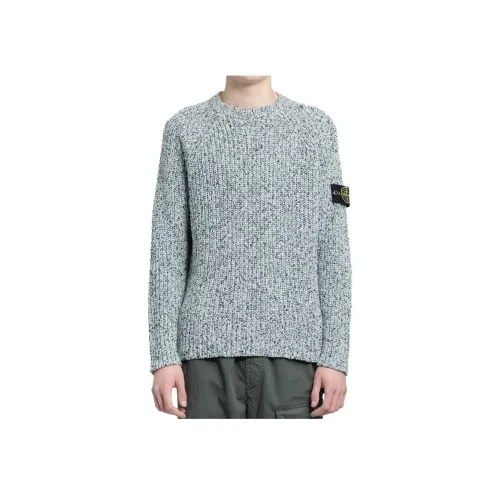 Stone Island Серый Синий Мужские Свитера