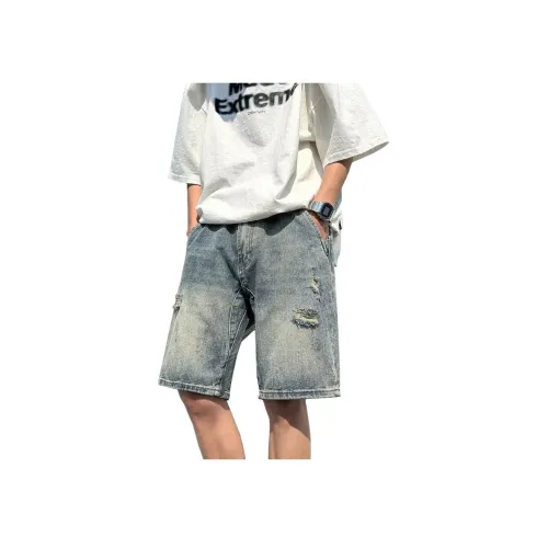 DEAR BETSY Синие унисекс джинсовые шорты