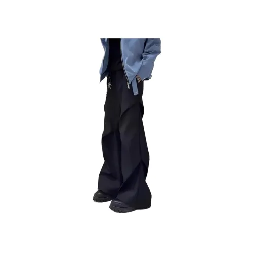 XUBAIHUO Черные Унисекс Повседневные Штаны