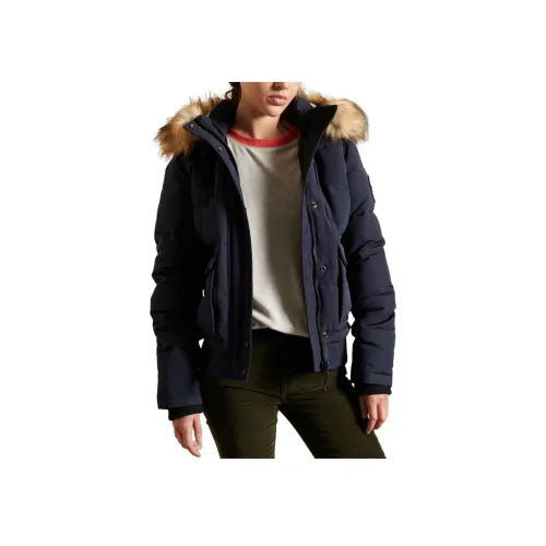 SUPERDRY Куртки Пальто Женские Морской Синий