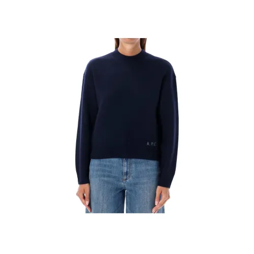 A.P.C Свитер Женский Морской Синий