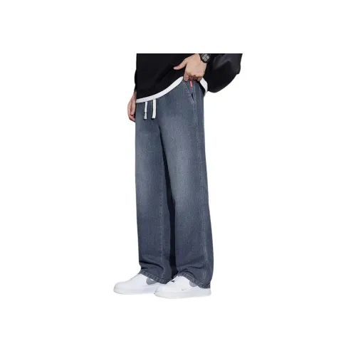 GEOREFOOL BF6003 Blue Unisex Jeans GEOREFOOL BF6003 Синий Унисекс Джинсы