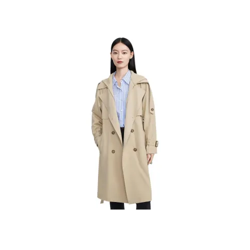DESIGNICE Абрикос Женские Тренч