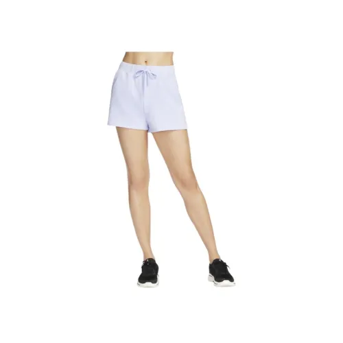 Skechers Одежда Getaway Повседневные шорты Женские Лаванда Светло-розовый