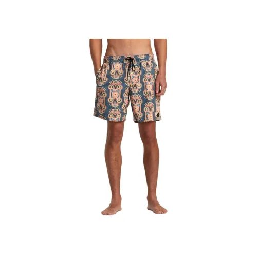 RVCA Пляжные шорты Мужские Холодный Синий