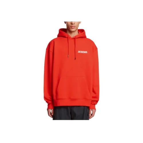 Jacquemus Толстовка Мужской Оранжевый Красный