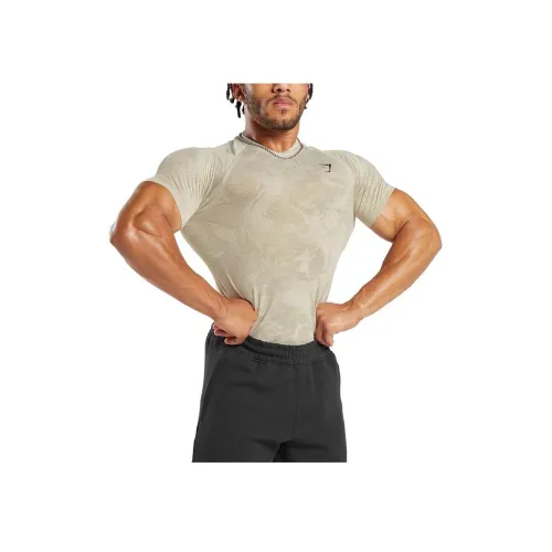 GYMSHARK Cement Brown Men's Sportswear