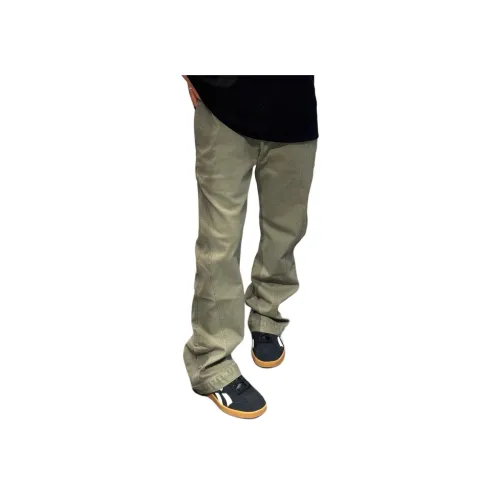 XUBAIHUO Джинсы Унисекс Серый Зеленый