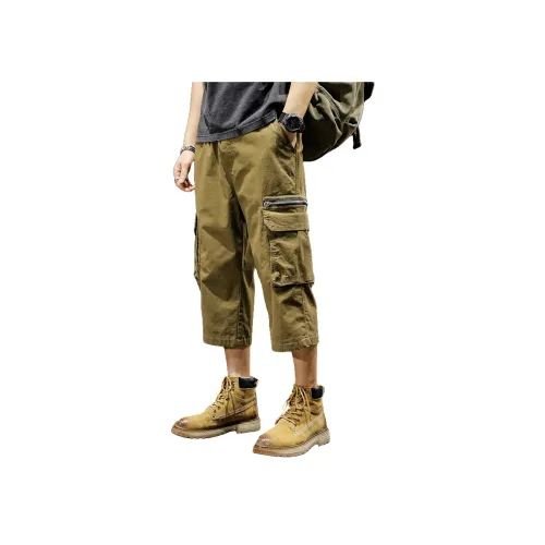 LUJIEBANG Повседневные шорты Мужские Хаки