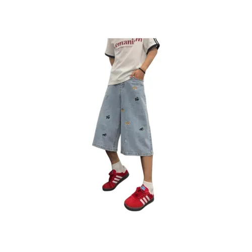 M JEANS STUDIOS 7 Джинсовые шорты Унисекс