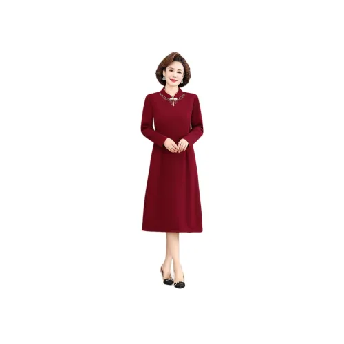 PIERRE CARDIN Женские Длинные Платья с Длинными Рукавами