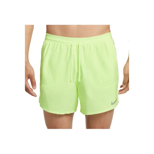Nike Dri Fit Slight Желто-зеленые мужские спортивные шорты