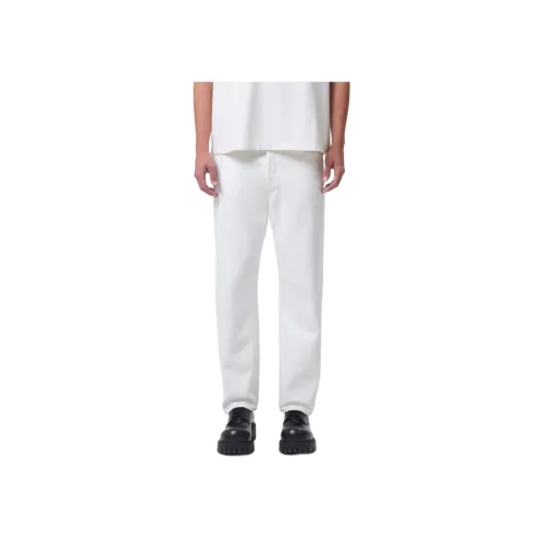 AGOLDE SS24 Джинсы Мужские Яичный Белый