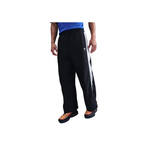 Nike Вязаные тренировочные штаны мужские черные