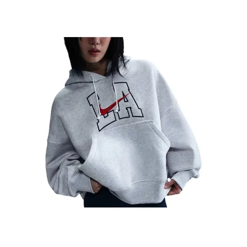 nike Sportswear Phoenix Fleece Толстовка Женская Березовый вереск Университетский красный Полночь Морской