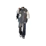 Gray Top + Vintage Blue Pants  
Серый топ + винтажные синие штаны