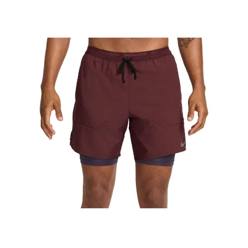 Nike Dri Fit Stride Спортивные шорты Мужские Бордовый Crushed Красный Темный Изюм Черный