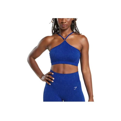 GYMSHARK Adapt Fleck Спортивное белье Женское Кобальтовый синий Ирис синий