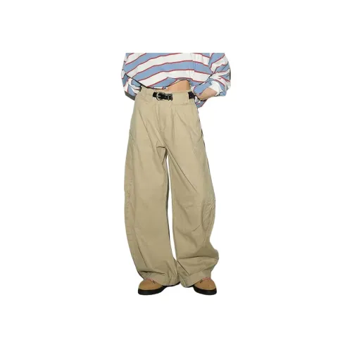 MORii Хаки Унисекс Джинсы