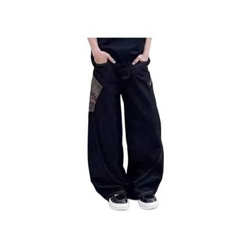 REXSHION Черные Унисекс Джинсы