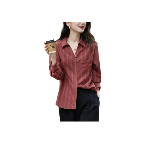 Dme Кирпично-красные Женские Рубашки