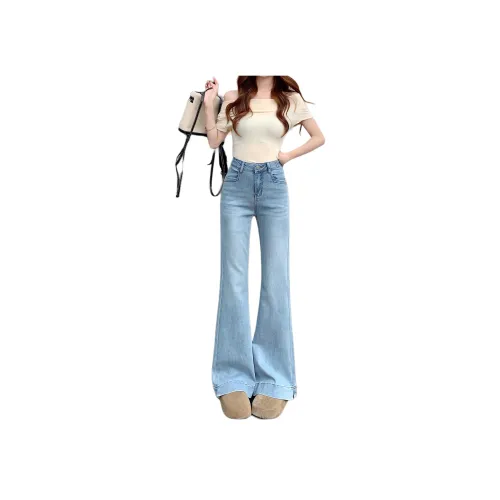 Blue Women's Jeans Синий Женский Джинсы