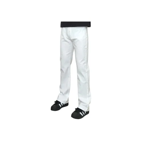 MORii Белый Унисекс Джинсы