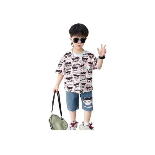 Lanza Повседневная спортивная одежда Лето 2 предмета Набор Белый для детей 3-7 лет