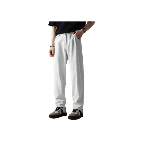 VUAS Сливочный Унисекс Джинсы