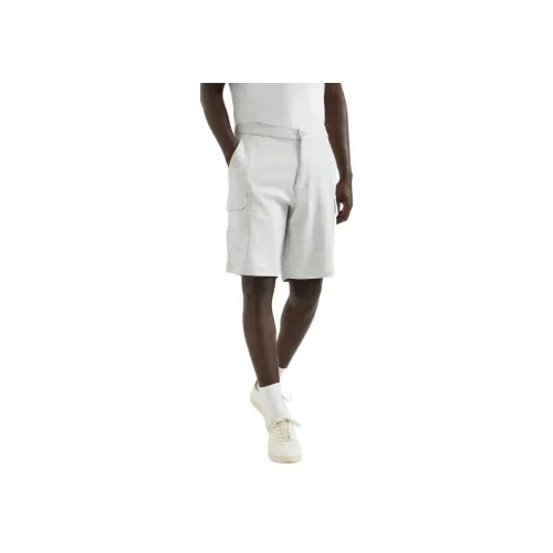 BRUNELLO CUCINELLI Pearl Gray Мужские Повседневные Шорты