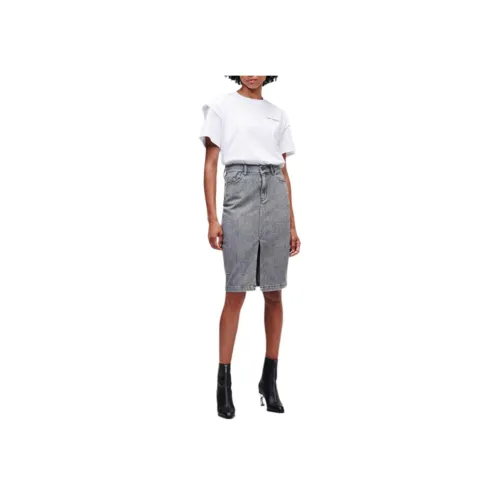 KARL LAGERFELD / Karl Lagerfeld Jeans Серый Женские Джинсовые Длинные Юбки