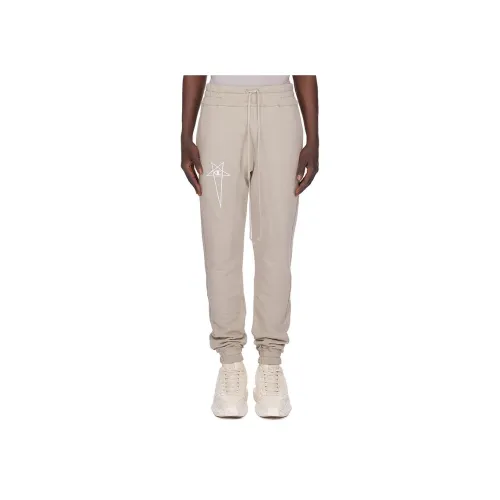 RICK OWENS совместный бренд Champion Co Branded Edition Pearl Gray Men's Knitted Training Pants