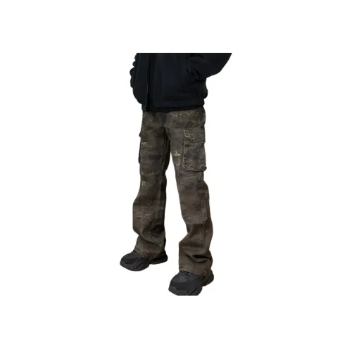 JIEPA Камуфляж Унисекс Джинсы