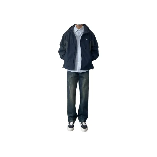 KVIV Винтажные синие мужские джинсы