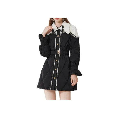 AIVEI Черный Женский Пуховик