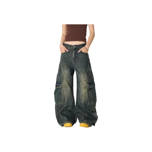 GEOGRE ALEX Синие Унисекс Джинсы