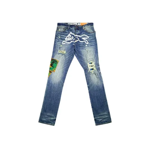 Мороженое, синий, мужской, джинсы