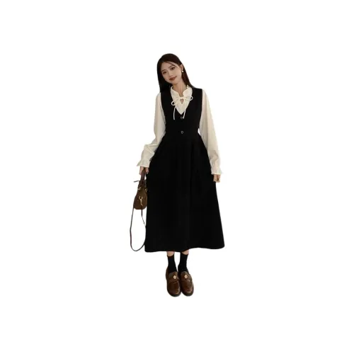 MORii Черный Женские Комплекты с Юбкой