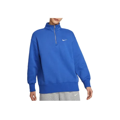 NIKE Sportswear Phoenix Fleece Синий Женские Свитшоты