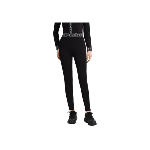 Blood Glitter Leggings Женские Черные