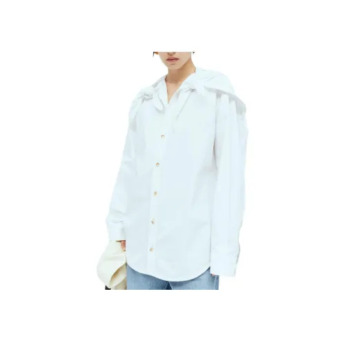 Bottega Veneta SS24 Рубашка Женская Белая