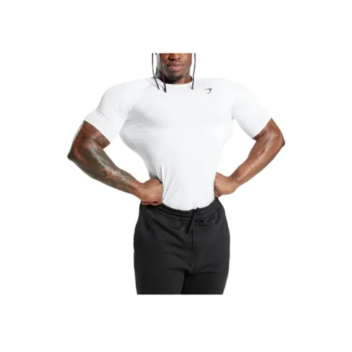 GYMSHARK Белый Мужская Спортивная Одежда