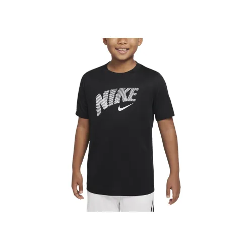 NIKE Черные Kids T-рубашки