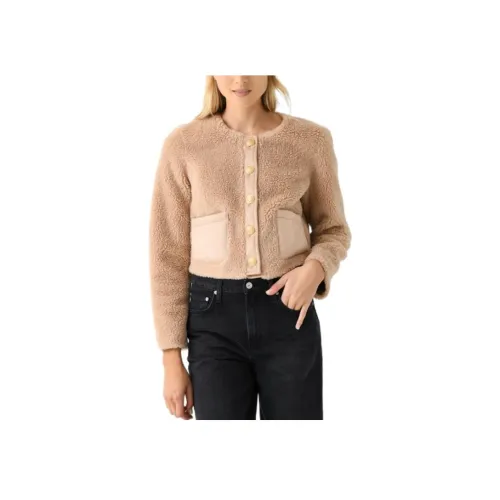 LOVESHACKFANCY Бархат Feel Пальто Женские Мед